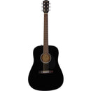Fender CD-60S Solid Top Dreadnought Acoustic Guitar - Black