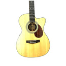 Cort L500E OP Cutaway OM Shaped Solid Top Acoustic Electric Guitar w/ Gig Bag