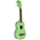 Makala MK-SS/GRN Soprano Shark Ukulele - Green Surf