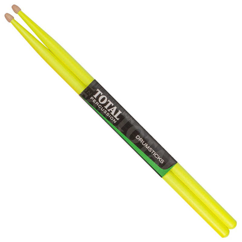 Total Percussion T5A Wood Tip - Fluoro Yellow
