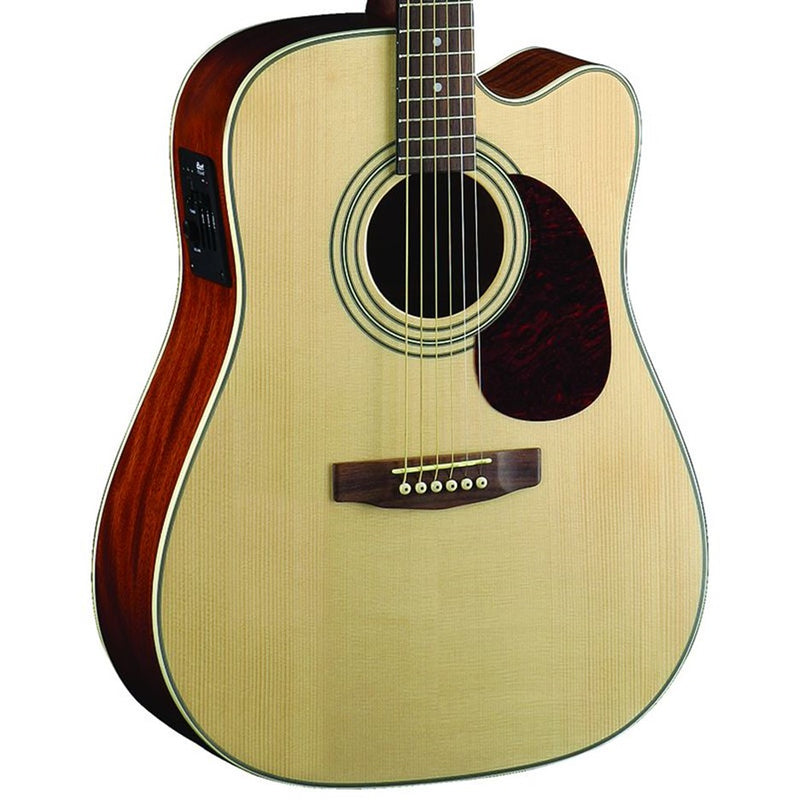 Cort MR500E OP Solid Top Acoustic w/ Pickup and Bag - Natural