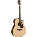 Yamaha FGX830C Dreadnought Acoustic / Electric Guitar - Natural