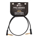 Carson Pro Flat3ST Flat Stereo TRS Patch Cable - 3ft / 90cm