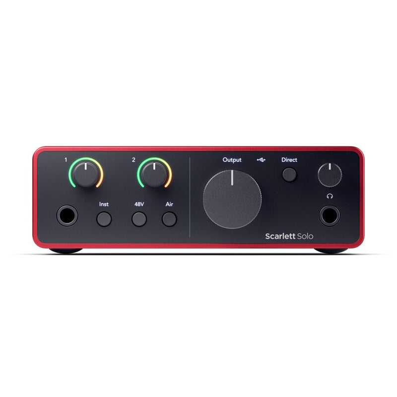 Focusrite Scarlett Solo (4th Gen) 2 In-/2-Out USB Audio Interface