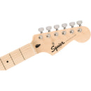 Squier FSR Sonic Stratocaster, Maple Fingerboard w/ Black Pickguard - Black