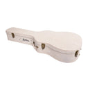 Martinez Deluxe Dreadnought Acoustic Hard Case - Ivory