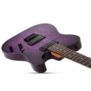 Schecter PT Standard Electric Guitar - Purple Burst Burl