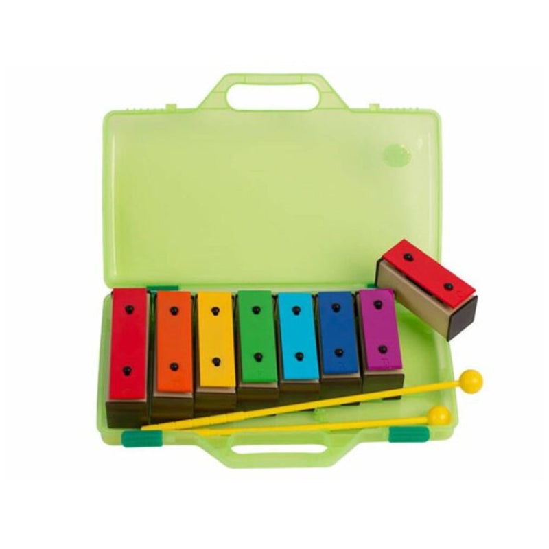 Mano Percussion UE857L 8-Note Large Rainbow Chime Set