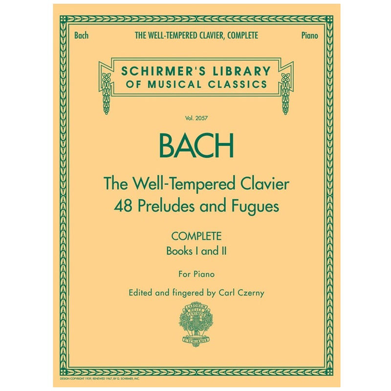 The Well-Tempered Clavier for Piano - Complete 48 Preludes and Fugues