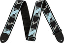 Fender 2" Monogrammed Guitar Strap - Black/Light Grey/Blue