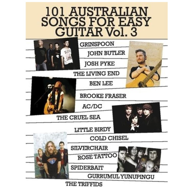 101 Australian Songs for Easy Guitar - Vol. 3