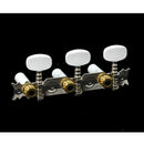 Van Gent Machine Heads 3/3 Classical On Plate - Nickel