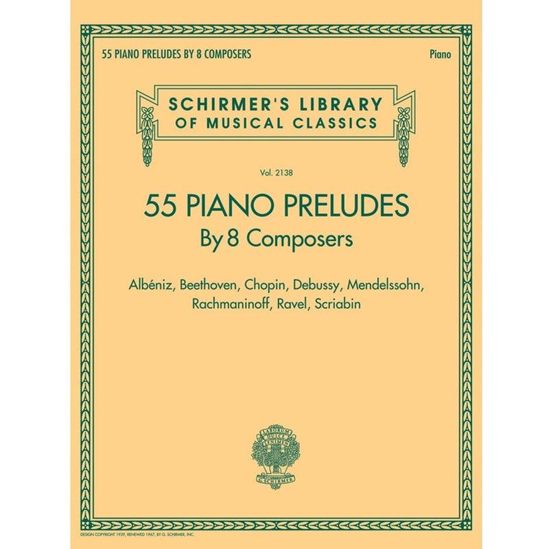 55 Piano Preludes By 8 Composers