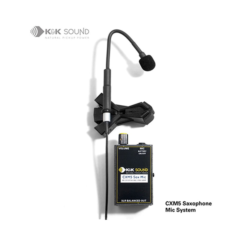 K&K CXM5 Saxophone Clip-on Microphone System