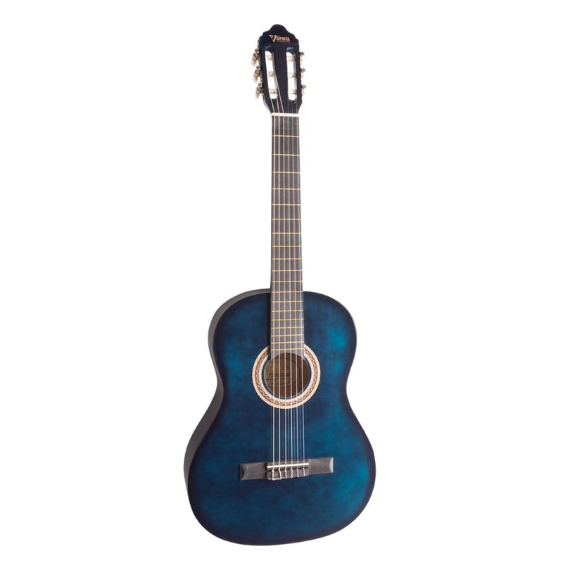 Valencia VC103 3/4 Size Classical Guitar - Blue Burst