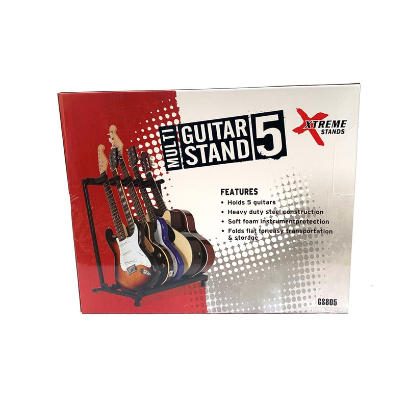 Xtreme GS805 Multi Guitar Stand - for 5 Guitars