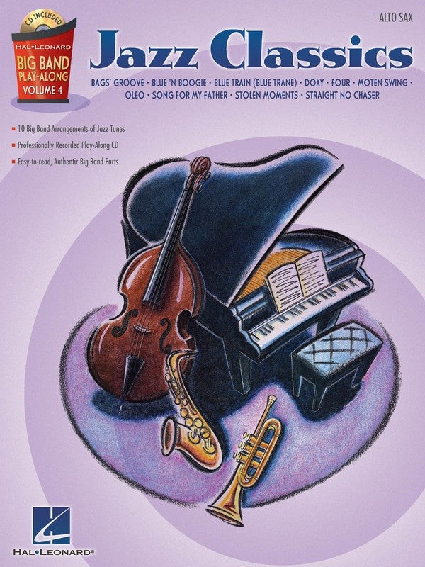 Jazz Classics - Alto Sax Big Band Play-Along Volume 4