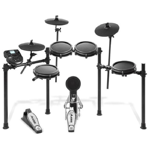 Alesis Nitro Mesh 5-Piece Mesh Electronic Drum Kit w/ Nitro Drum Module & 3 Cymbals