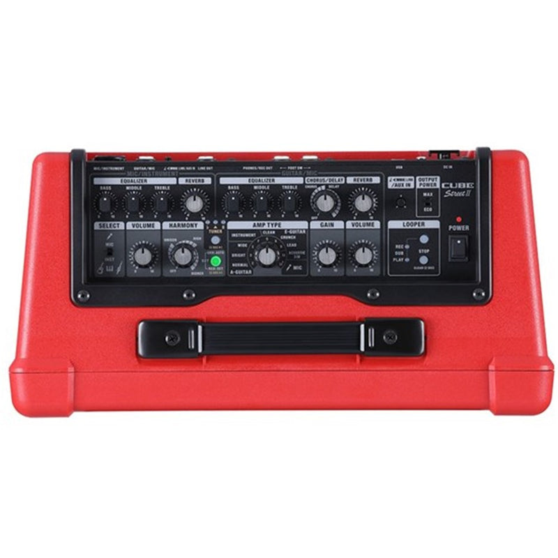 Boss Cube Street 2 Battery Powered Stereo Amp - Red