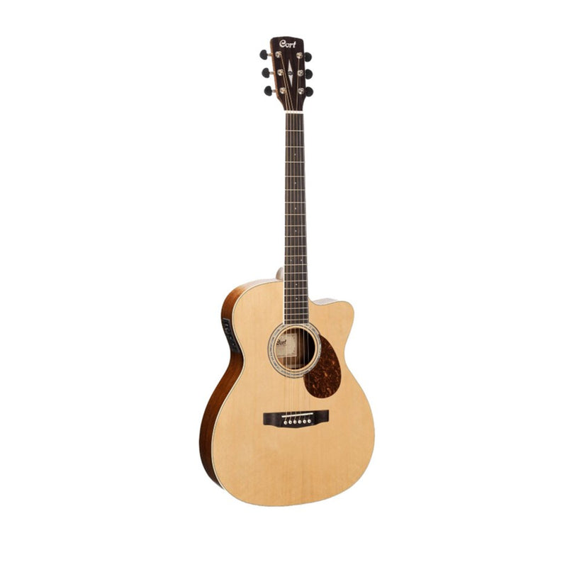 Cort L710F Acoustic Guitar w/ Pickup - Natural Satin (Includes Hard Case)