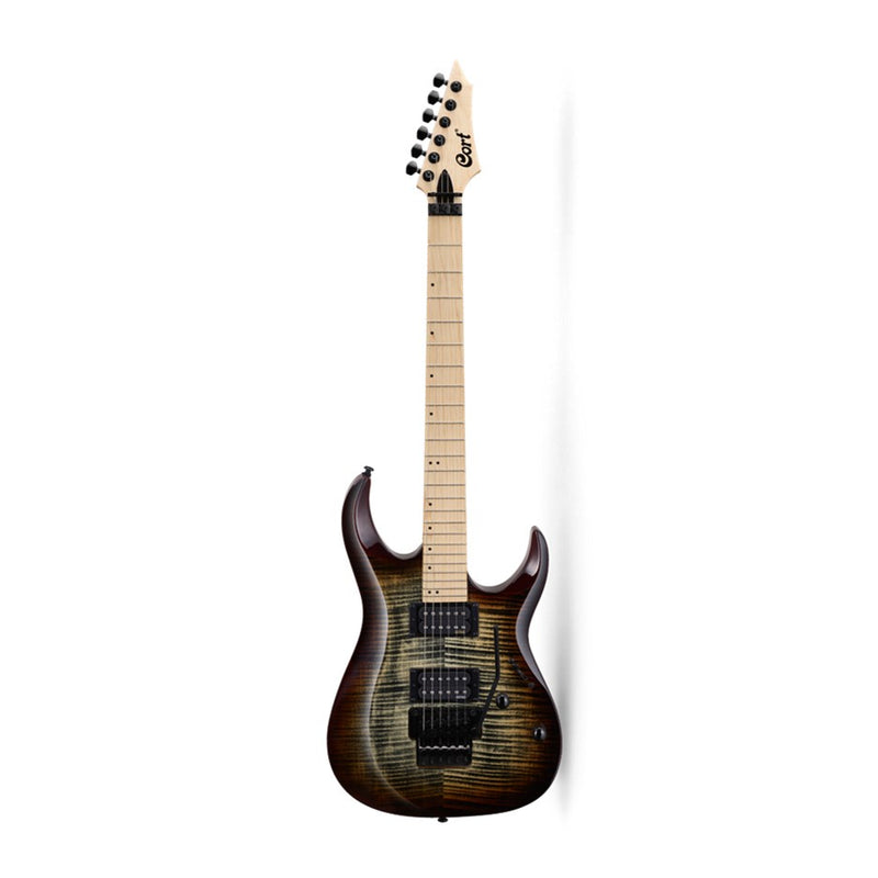 Cort X300  Series Electric Guitar w/Floyd - Brown Burst Finish