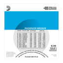 D'Addario EJ38 Acoustic 12-String Set - Bronze, Light, 10-47