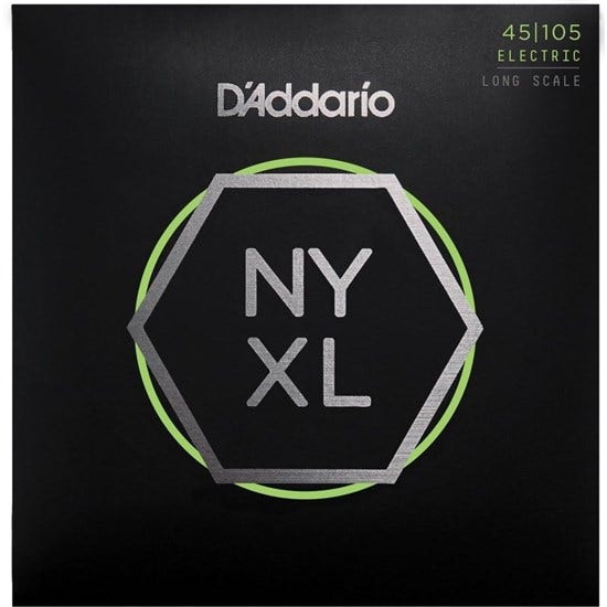 *PROMO* D'Addario NYXL45105 Nickel Wound Bass Strings - Light Top / Med Bottom (45-105)