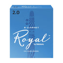 Rico Royal by D'Addario Bb Clarinet Reeds (ALL STRENGTHS) - 10 Pack