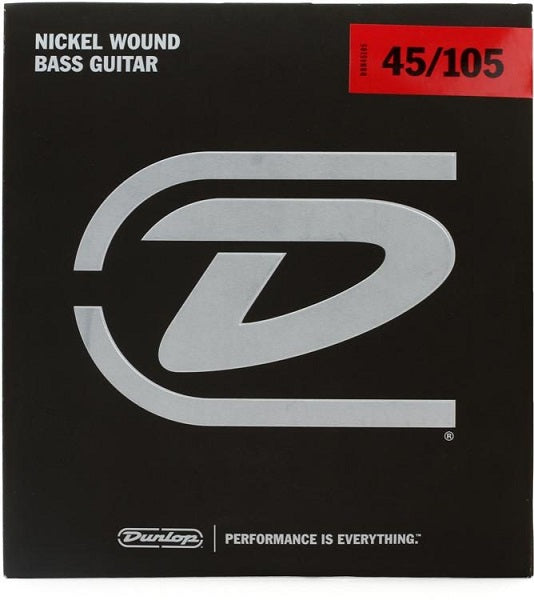Dunlop DBN45105 Nickel Wound Medium Bass Strings 45-105