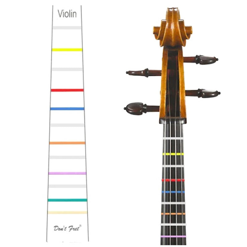 Don't Fret Stickers For Violin - All Sizes
