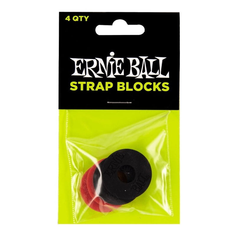 Ernie Ball Rubber Strap Blocks - Pack of 4