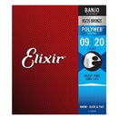 Elixir 11600 Polyweb Banjo Strings - Light Gauge