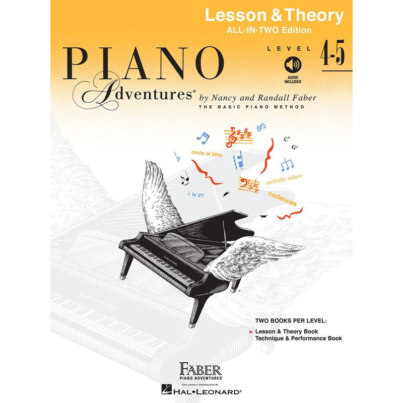 Piano Adventures All-In-Two Level 4-5 - Lesson and Theory Book