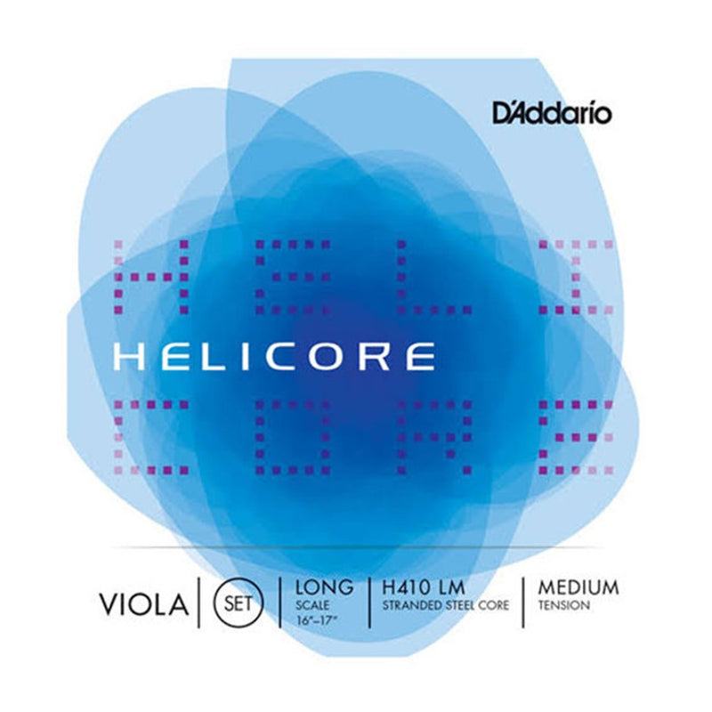 D'Addario H410MM Helicore Viola Strings - Medium Tension
