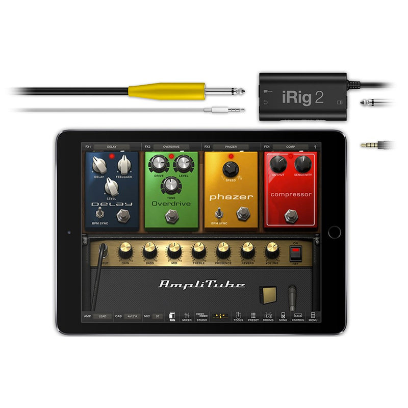 IK Multimedia iRig 2 Guitar Interface for iPad & iPhone
