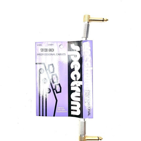 Spectrum 126/1200 Patch Lead w/angled plugs
