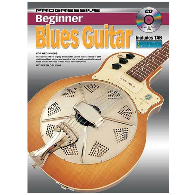 Progressive Beginner Blues Guitar Method inc. CD & TAB