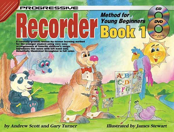 Progressive Recorder for Young Beginners Book/CD - Book 1