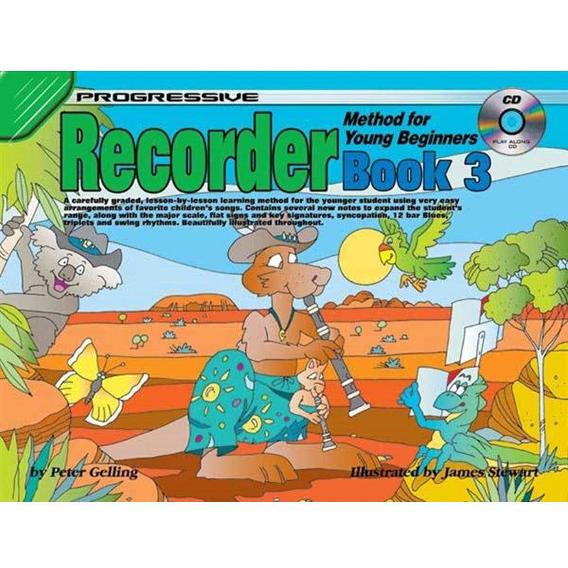 Progressive Recorder for Young Beginners Book/CD - Book 3