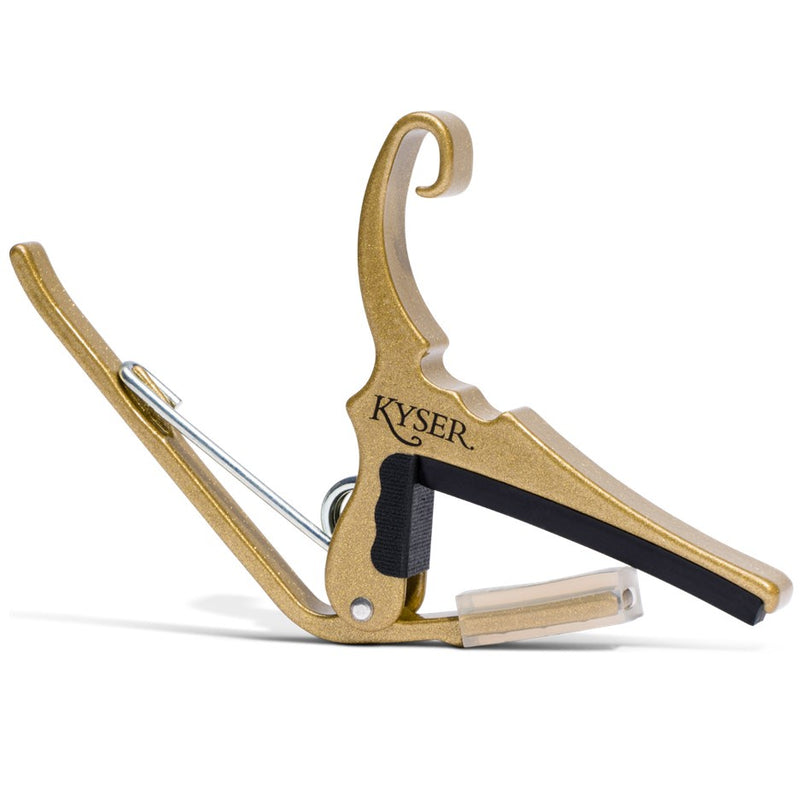 Kyser KG6 Quick Change Capo for Acoustic or Electric Guitar - Gold