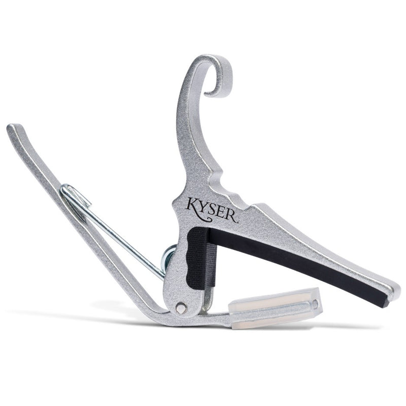 Kyser KG6 Quick Change Capo for Acoustic or Electric Guitar - Silver
