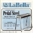 La Bella 250 C-6 Pedal Steel Strings