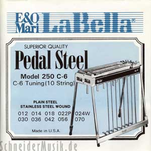 La Bella 250 C-6 Pedal Steel Strings