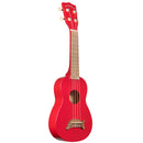 Makala MK-SD Soprano Dolphin Ukulele - Candy Apple Red