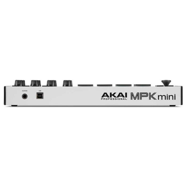 Akai MPK Mini Mk3 Compact Midi Keyboard & Pad Controller - White
