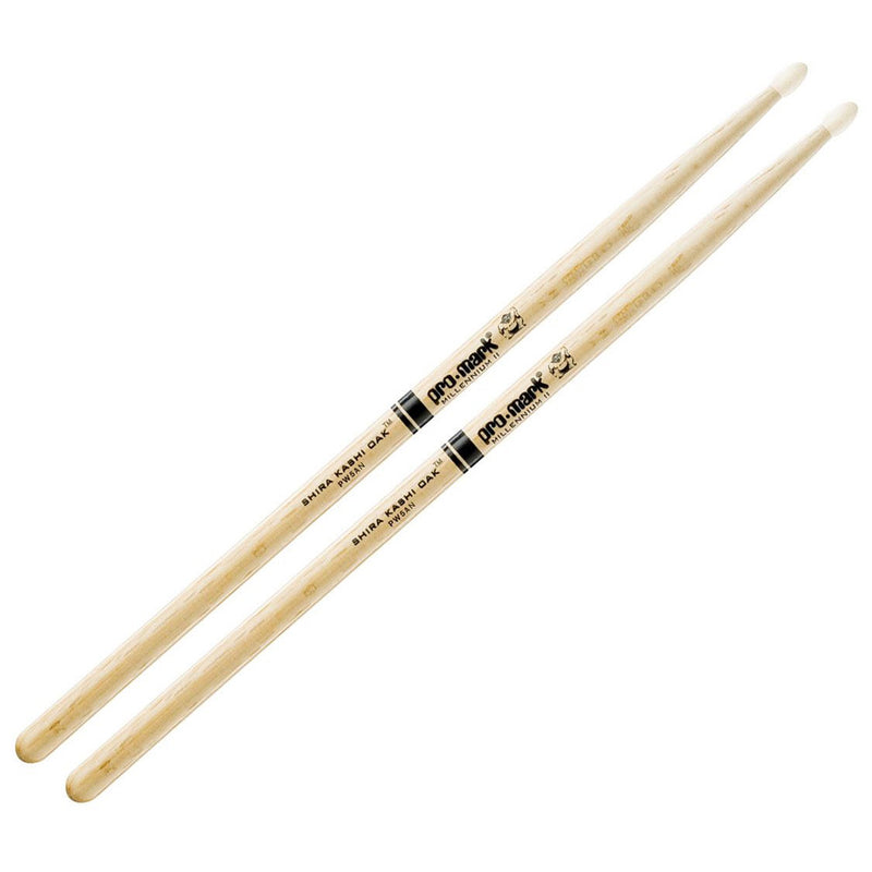 Promark Shira Kashi 5AN Japanese Oak Drum Sticks Nylon Tip