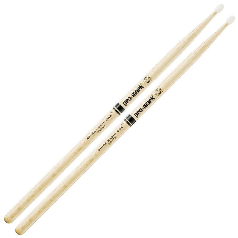 Promark Shira Kashi 7AN Japanese Oak Drum Sticks Nylon Tip