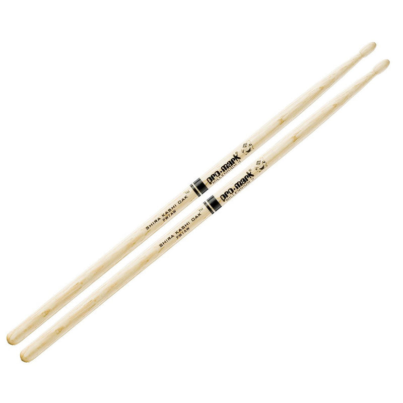 Promark Shira Kashi 7A Japanese Oak Drum Sticks Wood Tip