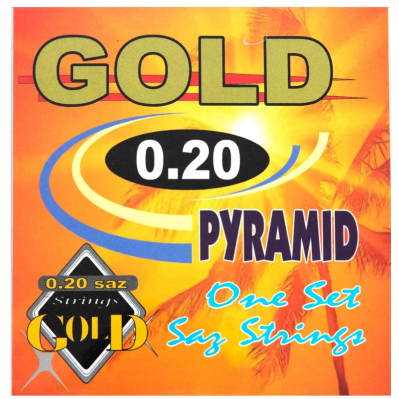 Pyramid Professional Gold 0.20 Saz Strings - Long Neck