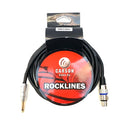 Carson ROM10H XLR-1/4" Microphone Lead - 10ft